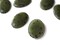 20 25mm x 17mm Green Oval Moss Agate Looking Vintage Japanese Lucite Cabochons